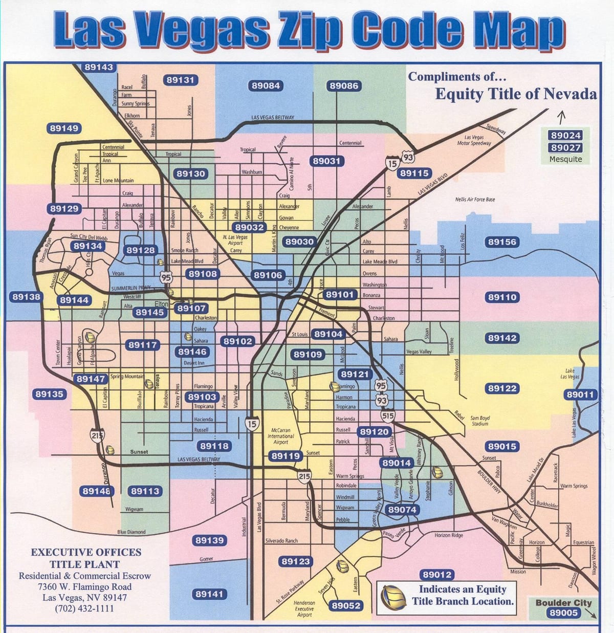 지도 Las Vegas